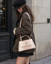 Opal Haze Mini Flap Handbag