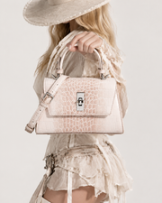 Opal Haze Mini Flap Handbag