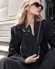 Shadow Feline Mini Crossbody