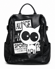 Rebel Kitty Graphic Backpack