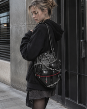 Bloody Dagger Heart Crossbody