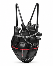 Bloody Dagger Heart Crossbody