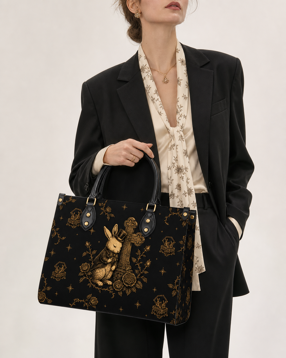 Mour Star Leather Handbag