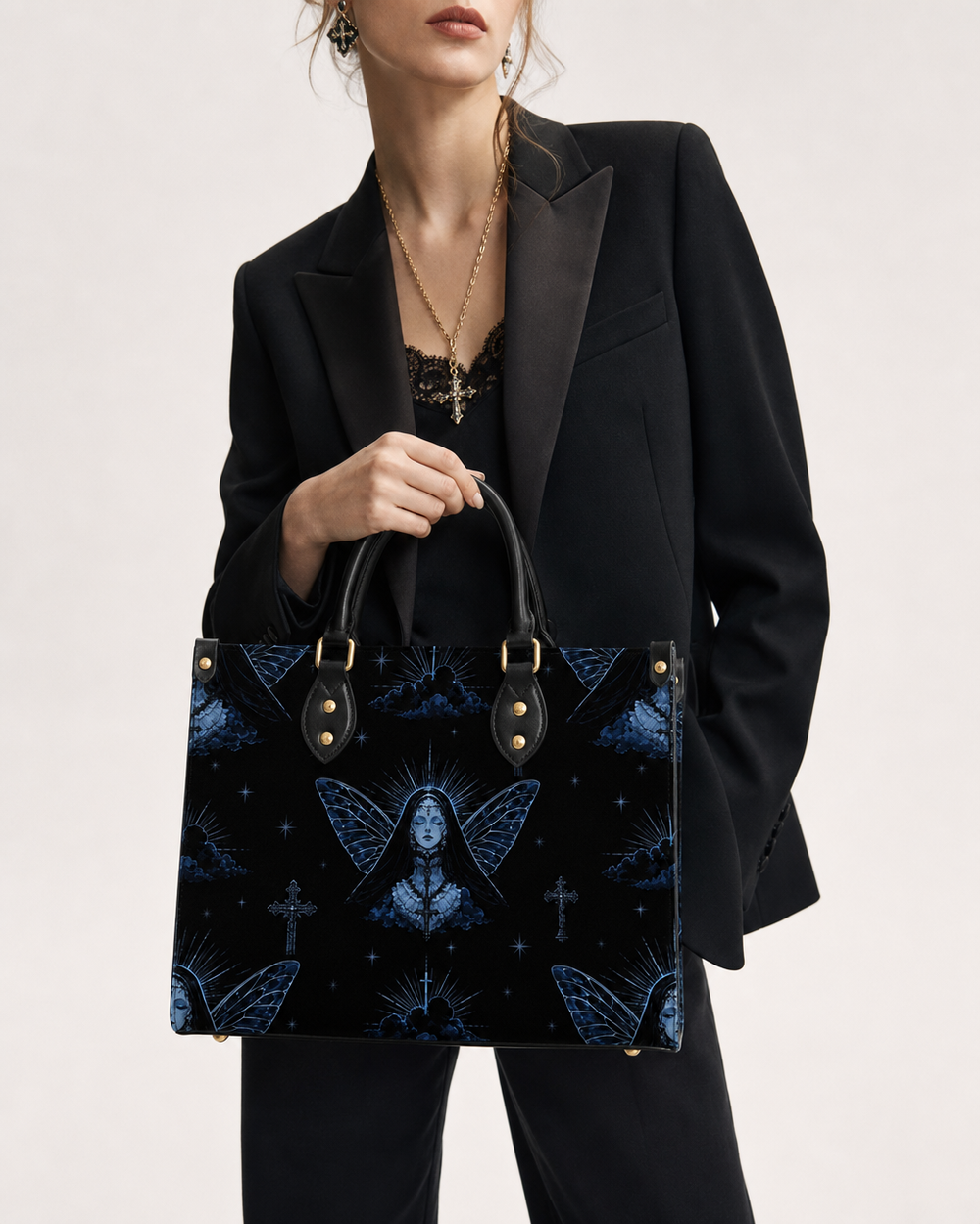 Silent Oration Leather Handbag