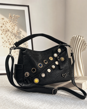 Vintage Button Crossbody