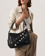 Vintage Button Crossbody