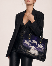 Lunamb Leather Handbag