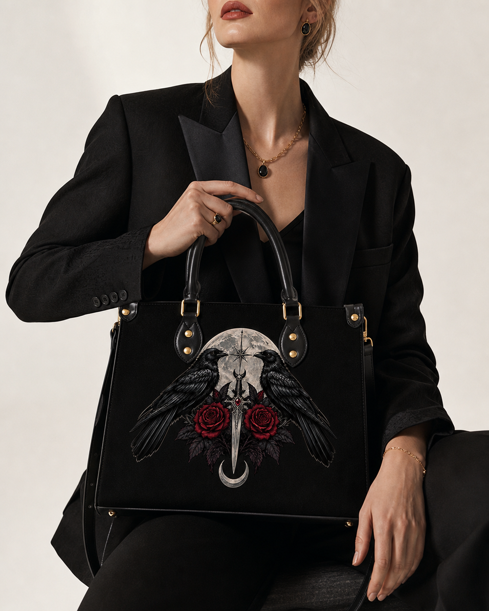 RavenBlade Leather Handbag