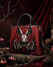 Tenebris Vael Leather Handbag