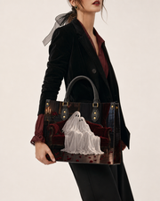 Ghost Lovers Leather Handbag
