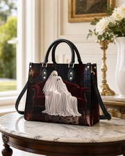 Ghost Lovers Leather Handbag