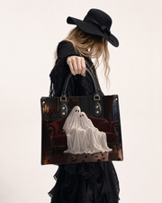 Ghost Lovers Leather Handbag