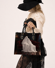 Ghost Lovers Leather Handbag