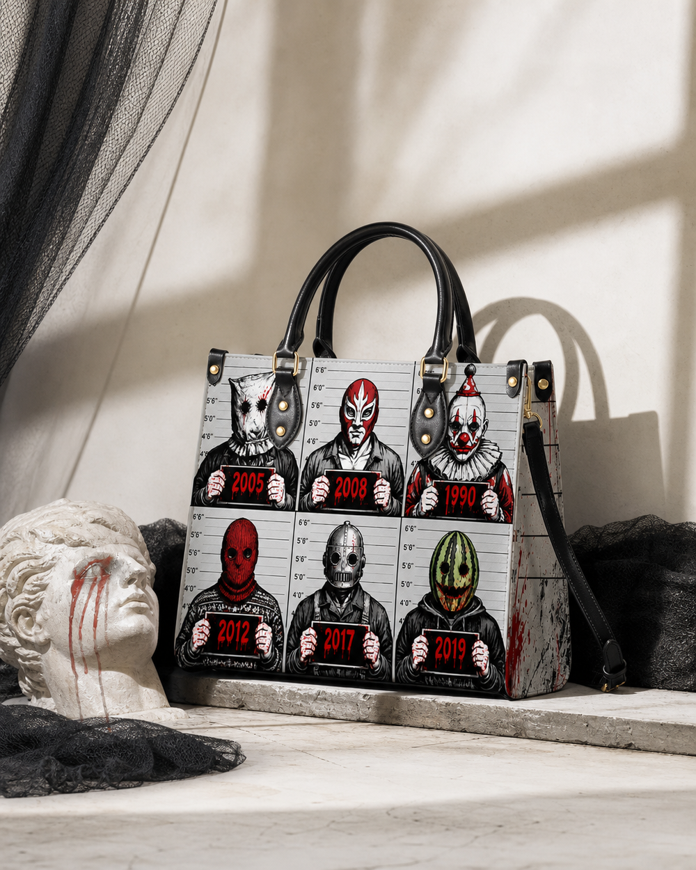 Fiend Mugshots  Leather Handbag