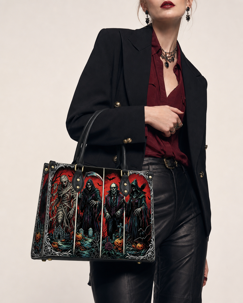 Wraith Leather Handbag