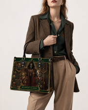 Monster Academy Leather Handbag