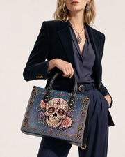 Night Gemrose Leather Handbag