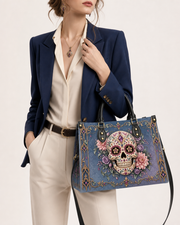 Night Gemrose Leather Handbag