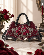 Crimson Covenant Bat Wing Bag