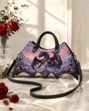 Crimson Dragon Realm Bat Wing Bag