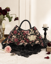 Floral Remains Bat Wing Bag