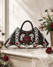 Sacred Heart Lily Bat Wing Bag