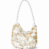 Coastal Pearl Shell Evening Bag