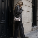 Pewter Chain Shoulder Bag