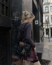 Gothic Cross Fringe Crossbody