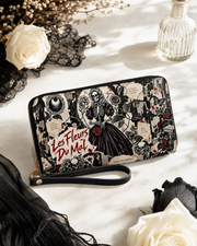 Shadow Bloom Long Zip Wallet