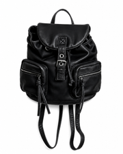 Gothic Multi-Pocket Bucket Backpack