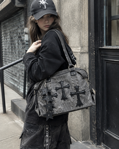 Dark Faith Star Charm Shoulder Bag