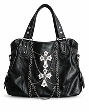 Retro Punk Cross Ornament Handbag