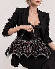 Ruby Veil Bat Wing Bag
