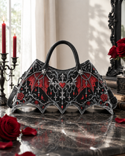 Crimson Oath Bat Wing Bag