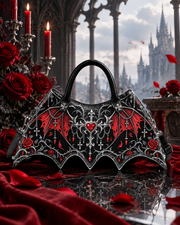 Crimson Oath Bat Wing Bag