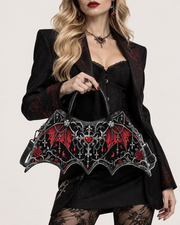 Crimson Oath Bat Wing Bag