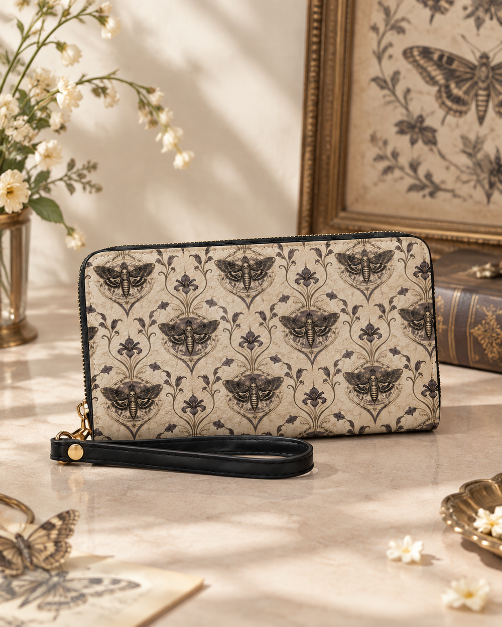 Acherontia Long Zip Wallet