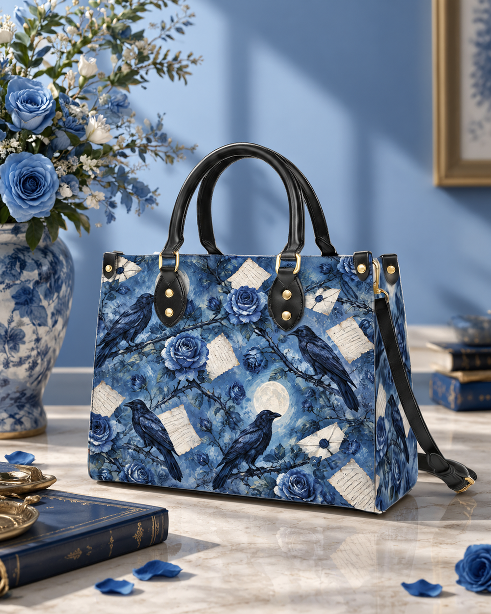 Corvinae Leather Handbag