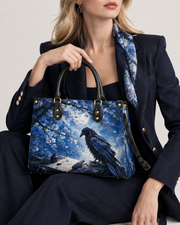 Corvscript Leather Handbag