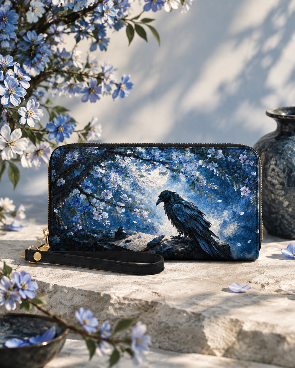Corvscript Long Zip Wallet