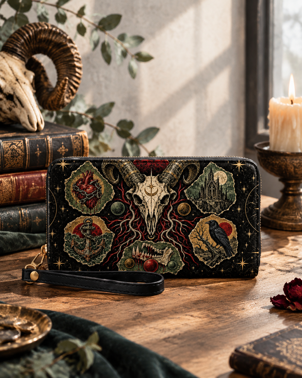 Ram Mark Long Zip Wallet