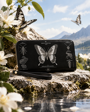 Silver Morpho Mini Wallet