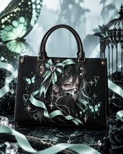 Teal Requiem Leather Handbag
