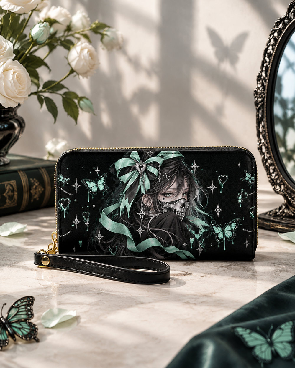 Teal Requiem Mini Wallet
