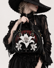 Thorn Lily Leather Handbag