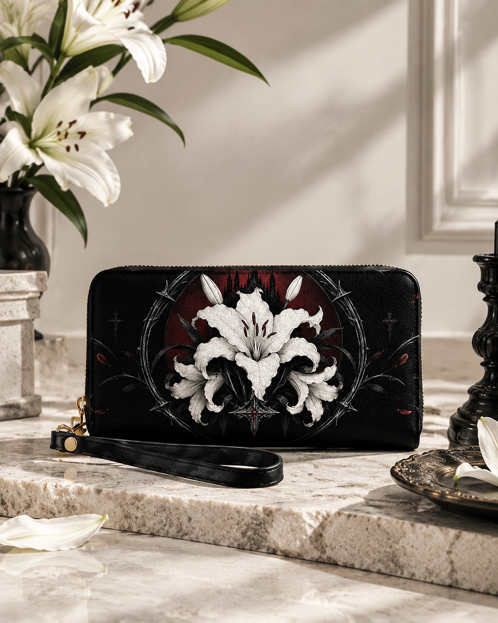 Thorn Lily Mini Wallet