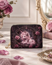Slumbering Rose Unicorn Mini Wallet