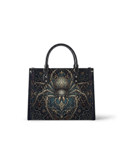 Lunar Grimoire Leather Handbag