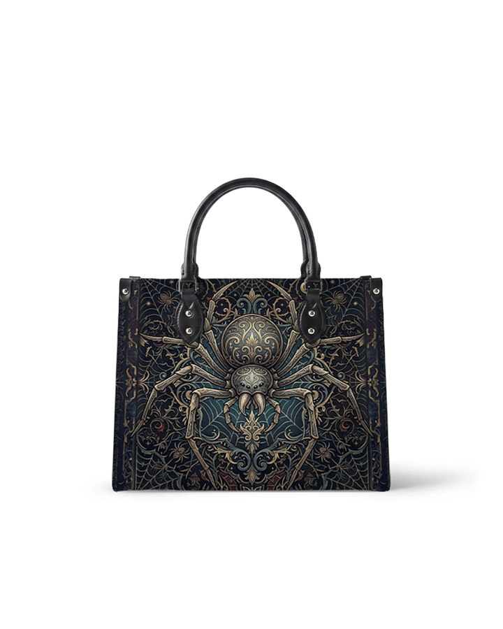 Lunar Grimoire Leather Handbag